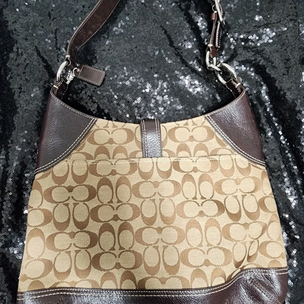 Vintage Coach Hamptons signature hobo shoulder bag - Picture 2 of 12